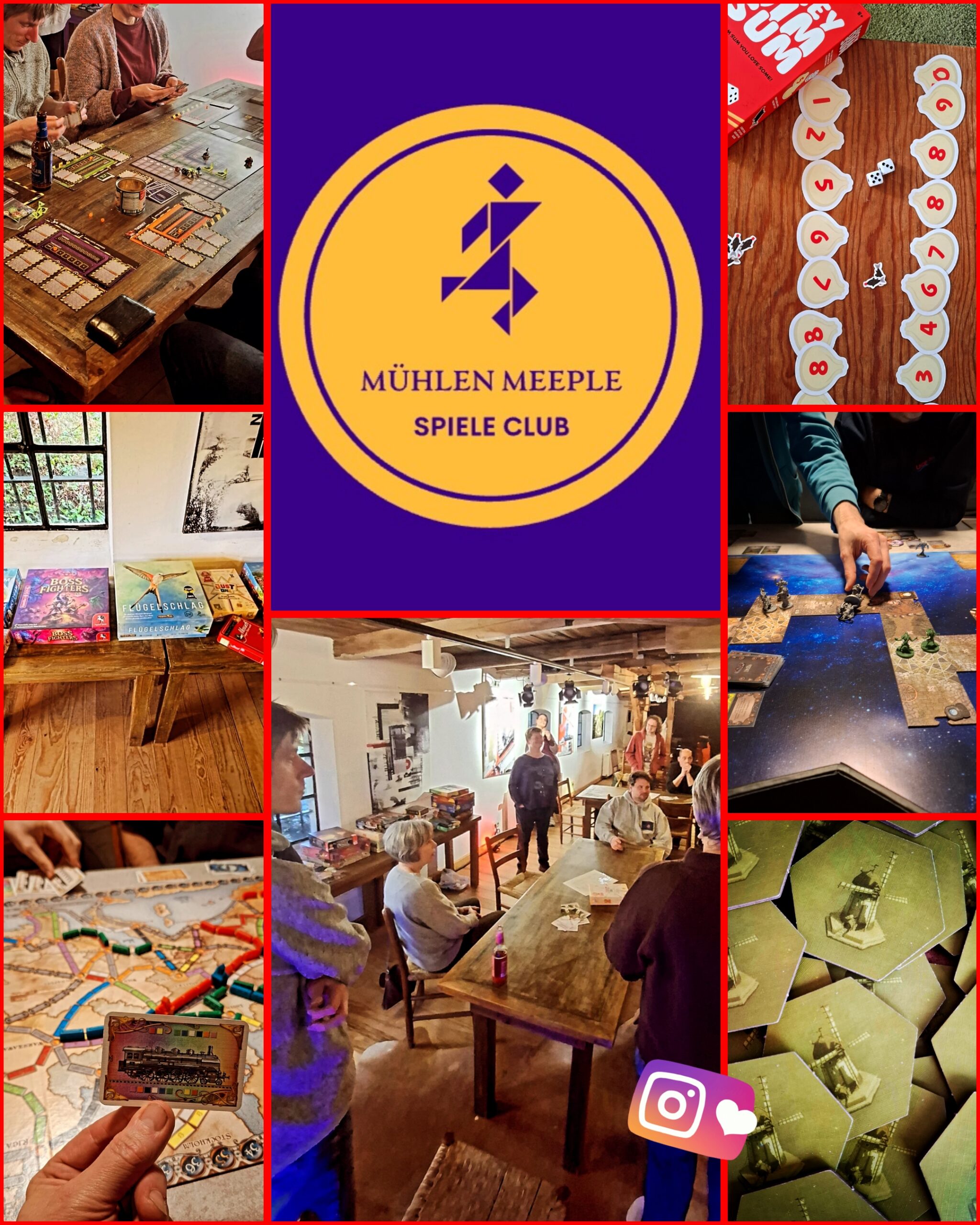 Mühlen Meeple Spiele Club